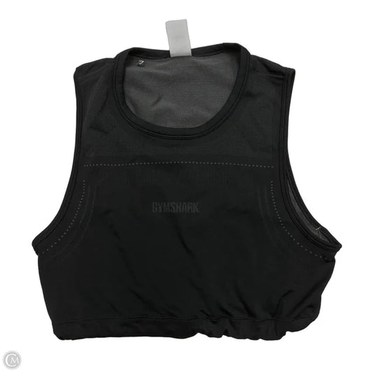 Athletic Top Short Sleeve By Gym Shark In Black, Size: S