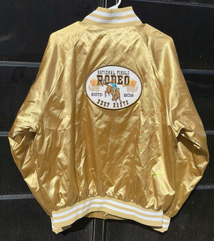 Augusta Gold Satin Jacket - National Finals Rodeo Deep Roots 2018