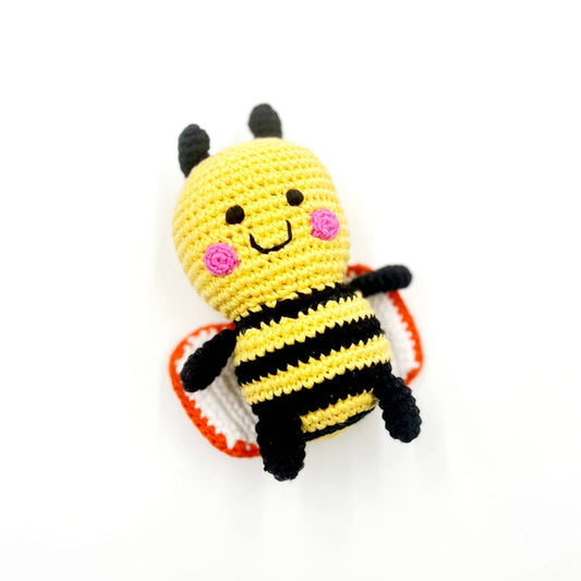 Baby Bumblebee Rattle – Garden-Themed Toy - Premium Baby Toys & Activity Equipment from Pebble - Just $18.95! Shop now at Pat's Monograms