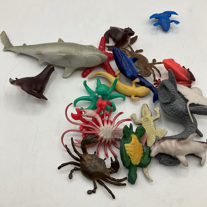Bag Of Assorted Sea Creature Figurines