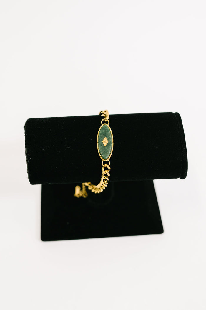 Bangle in Jade Bracelet Bracelet Ave Shops- Tilden Co.