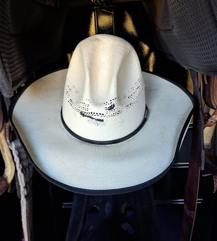 Bangora Vinage Texas Hat 7 1/8" Tall Gus Crown