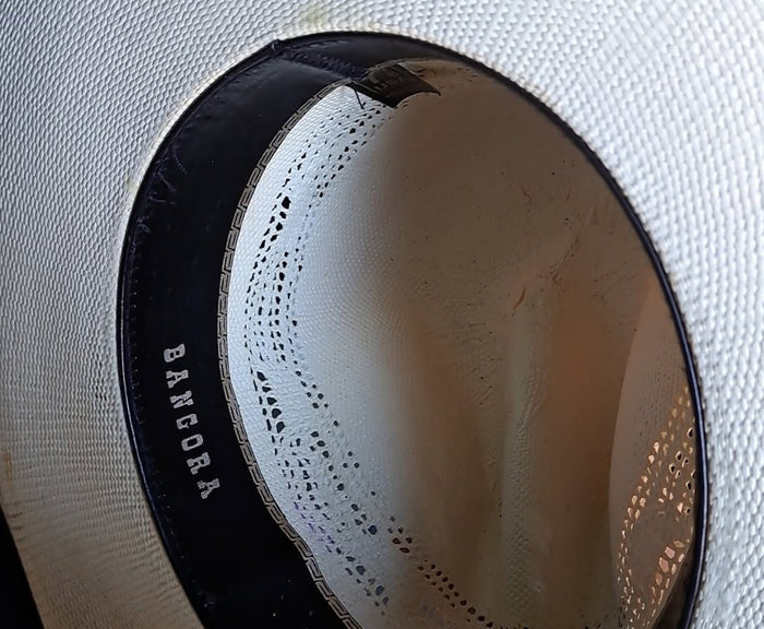 Bangora Vinage Texas Hat 7 1/8" Tall Gus Crown