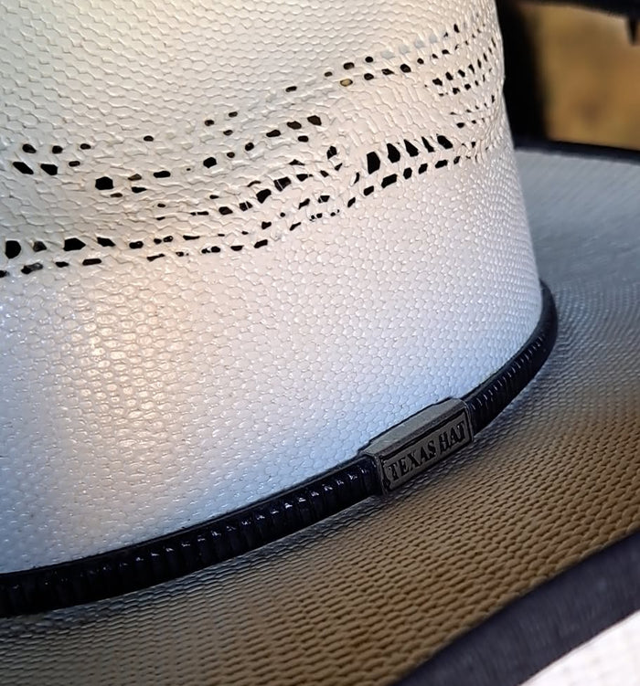 Bangora Vinage Texas Hat 7 1/8" Tall Gus Crown