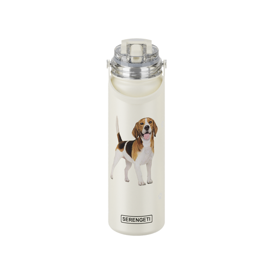 Beagle - Stainless Steel Water Bottle - Leak Proof - 24oz - Premium water bottle from E&S Pets - Just $29.99! Shop now at Pat's Monograms