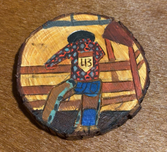 Behind The Chutes - Custom Wood Burned Coasters - Set of 4