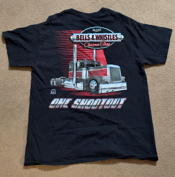 Bells & Whistles OKC Shootout 2018 Semi-Truck Black Tee