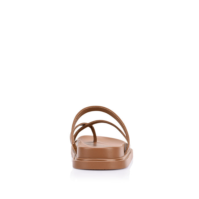 Binky Footbed Slides - Tan