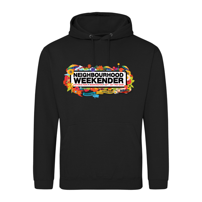 Black Line Up Hoody