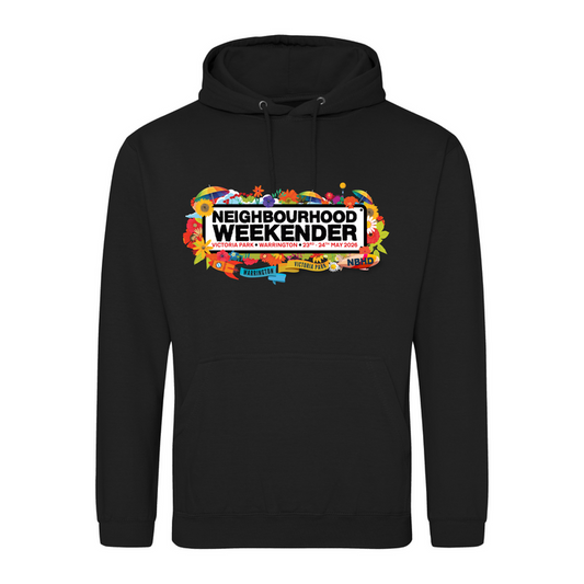 Black Line Up Hoody