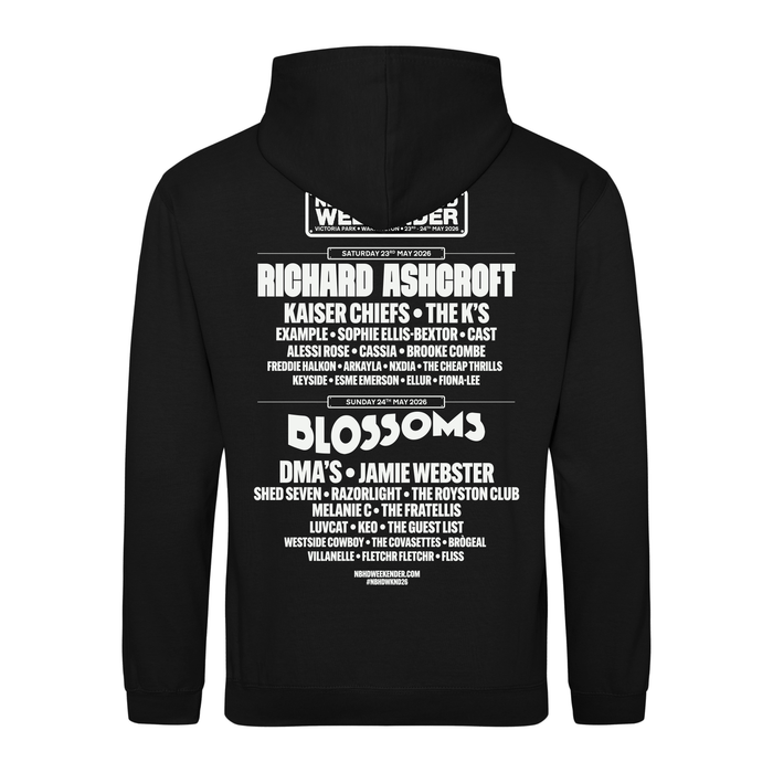 Black Line Up Hoody