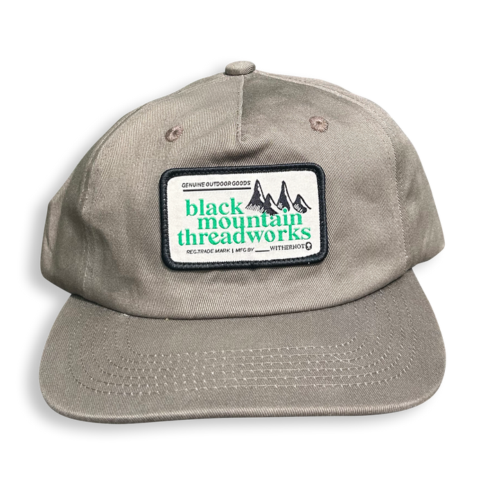 Black Mountain Threadworks Snapback Hat - Grey