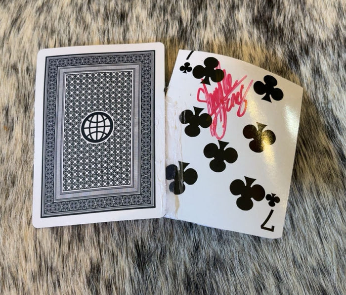 Black & White Tie-Down Roping And Howdy Rope Hat Card Set