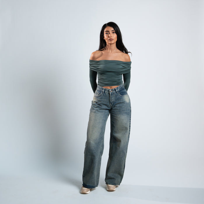 Blanks and Co Off Shoulder Long Sleeve