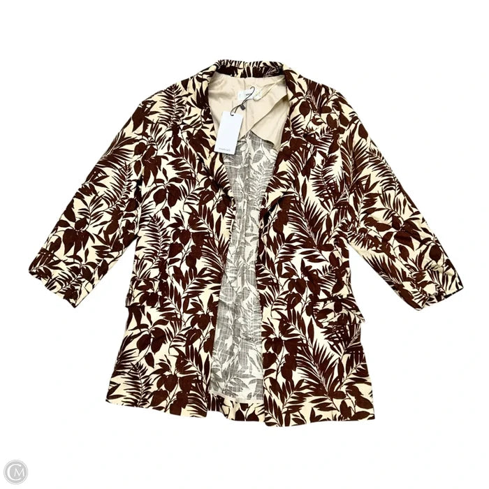 Blazer By Mng In Brown & Tan, Size: Xxs