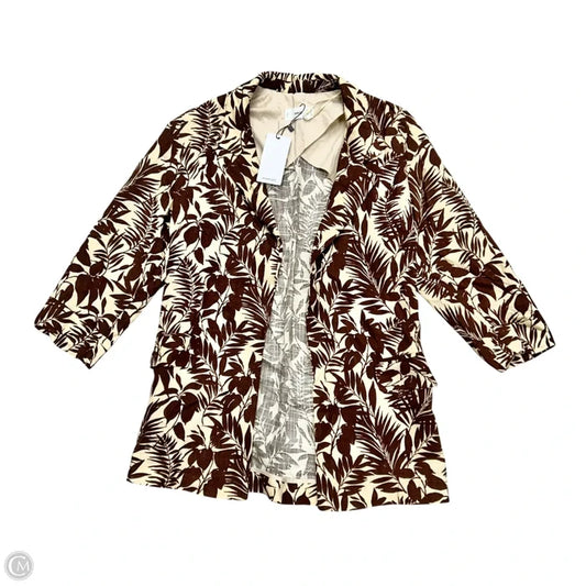 Blazer By Mng In Brown & Tan, Size: Xxs