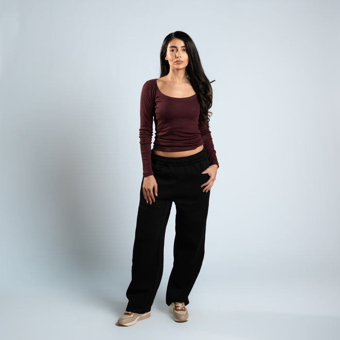 Blurred Long Sleeve Top