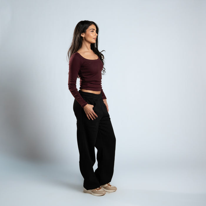 Blurred Long Sleeve Top