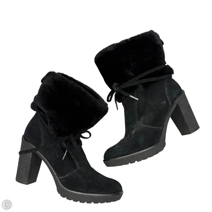 Boots Ankle Heels By Michael By Michael Kors In Black, Size: 9.5