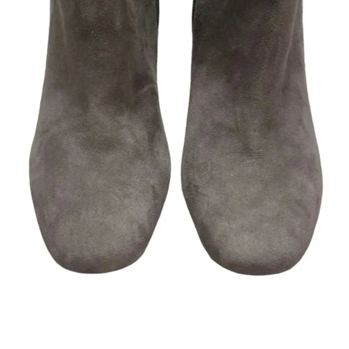 Boots Ankle Heels By Tommy Hilfiger In Grey, Size: 8.5