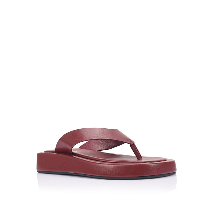 Bouncer II Flatform Thongs - Berry Red