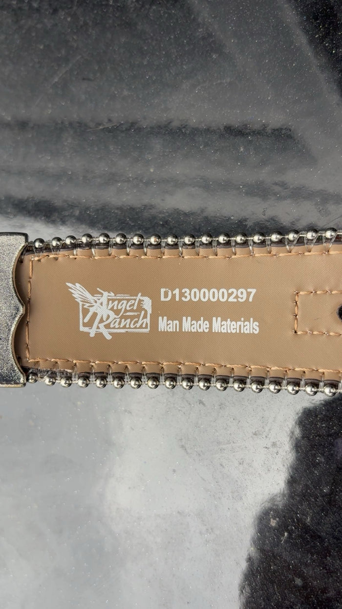 BRAND NEW Angel Ranch Beaded Cactus Kids Belt With Buckle