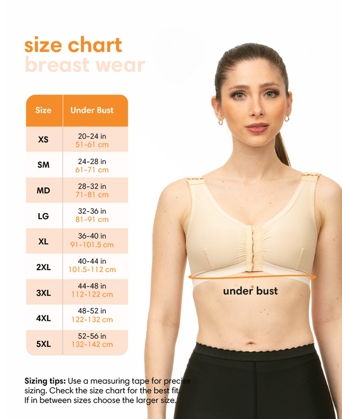 Breast Surgery Support Bra with Built-In Stabilizer Band (BR10)