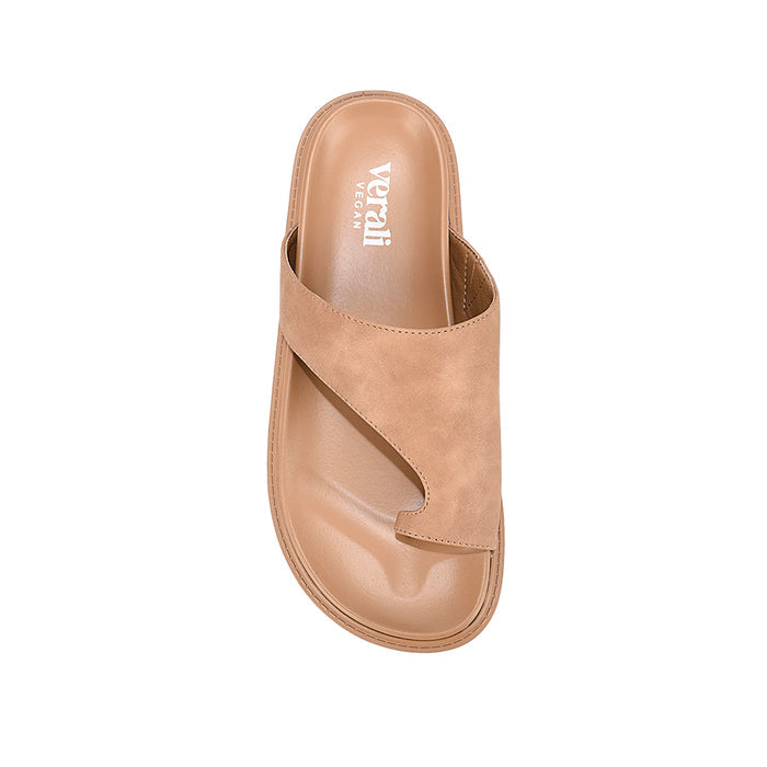 Brenda Footbed Slides - Biscuit