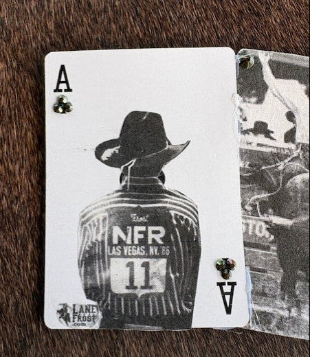 Bull Rider Hat Card Set - Black & White - Design #1
