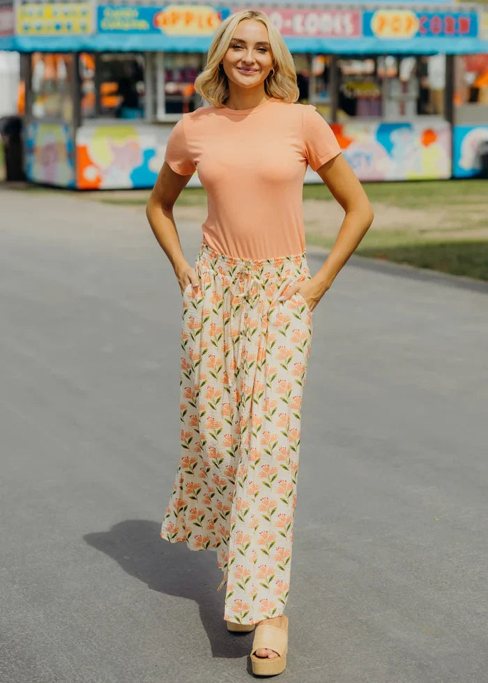 Button Front Slit Maxi in Wild Sprout Maxi Skirt Mikarose- Tilden Co.