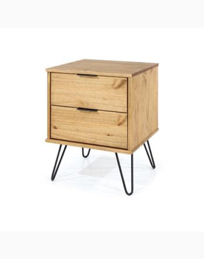 Cabus 2 drawer bedside cabinet