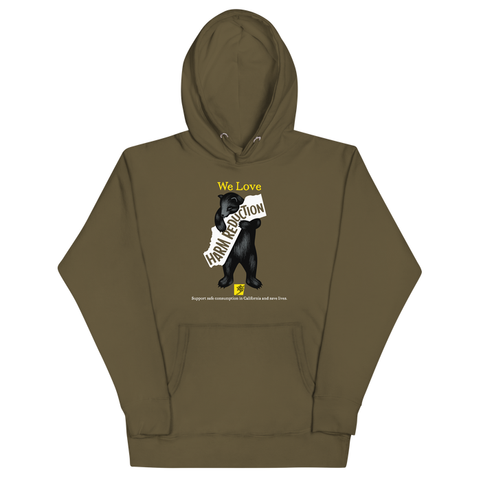 California Loves Harm Reduction Pullover Hoodie