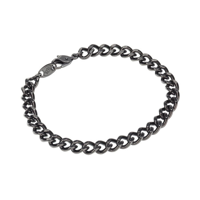 CARBONIZED TITANIUM CHAIN BRACELET