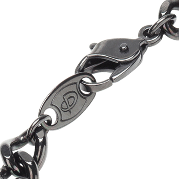 CARBONIZED TITANIUM CHAIN BRACELET