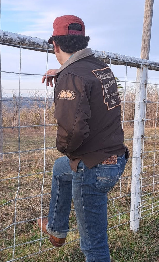 Carroll Original Wear Central Arkansas Little Britches Rodeo Assoc. 2010 Trophy jacket