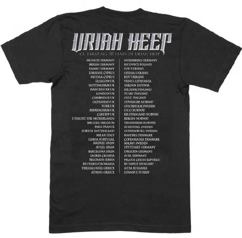 Celebrating 50 Years Black Tour T-Shirt