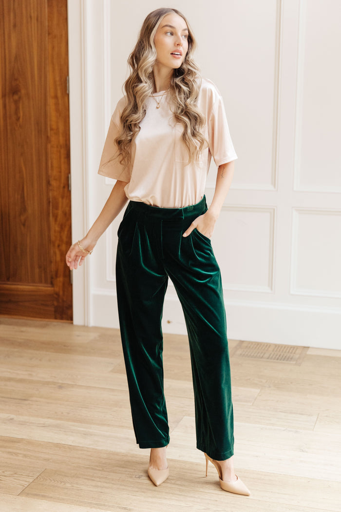 Champagne Problems Satin Top Blouse Ave Shops- Tilden Co.