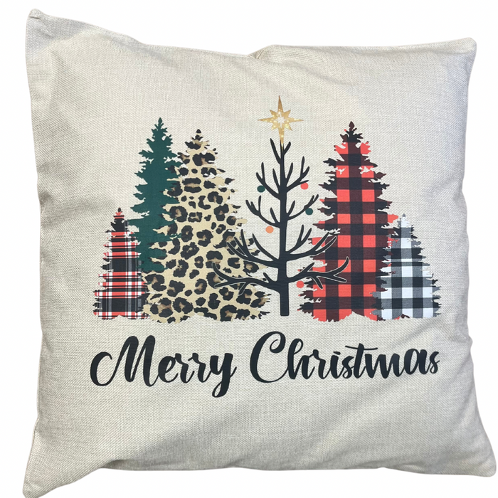 Christmas Décor Pillows Merry Christmas Trees Merry Christmas Trees   Daydreamer Creations- Tilden Co.