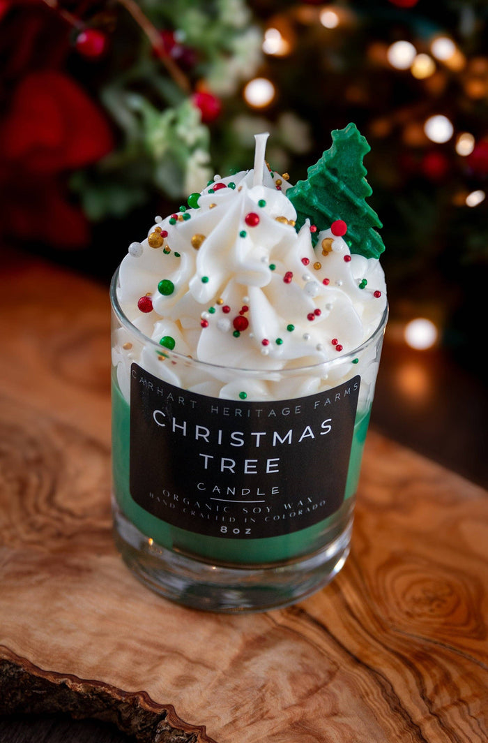 Christmas Tree Holiday Candle Candle Carhart Heritage Farms- Tilden Co.