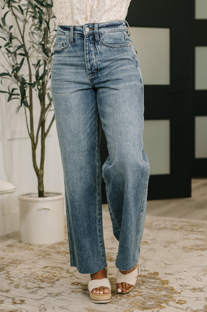 Ciera High Waist Rigid Magic Wihelmina Baggy Jeans Ave Shops- Tilden Co.
