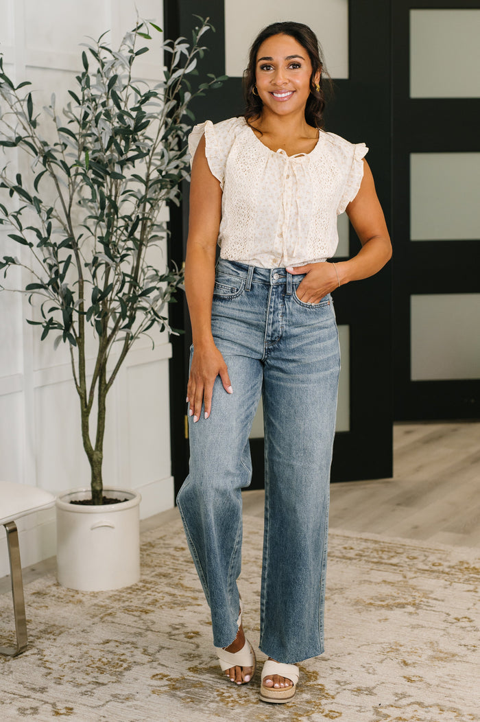 Ciera High Waist Rigid Magic Wihelmina Baggy Jeans Ave Shops- Tilden Co.