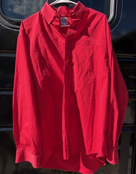 Cinch Men's Red Square Button Up