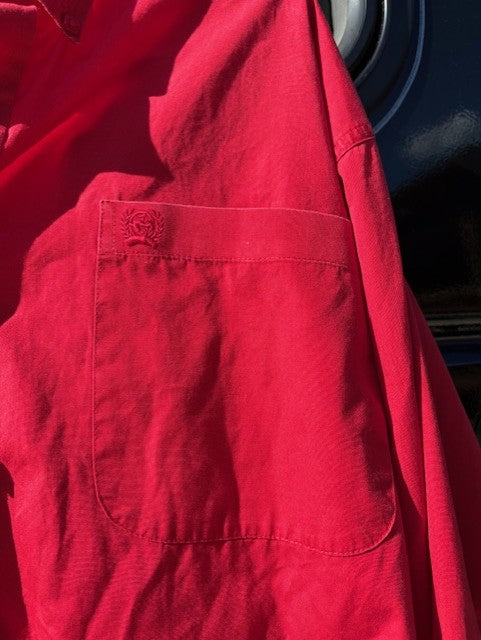 Cinch Men's Red Square Button Up