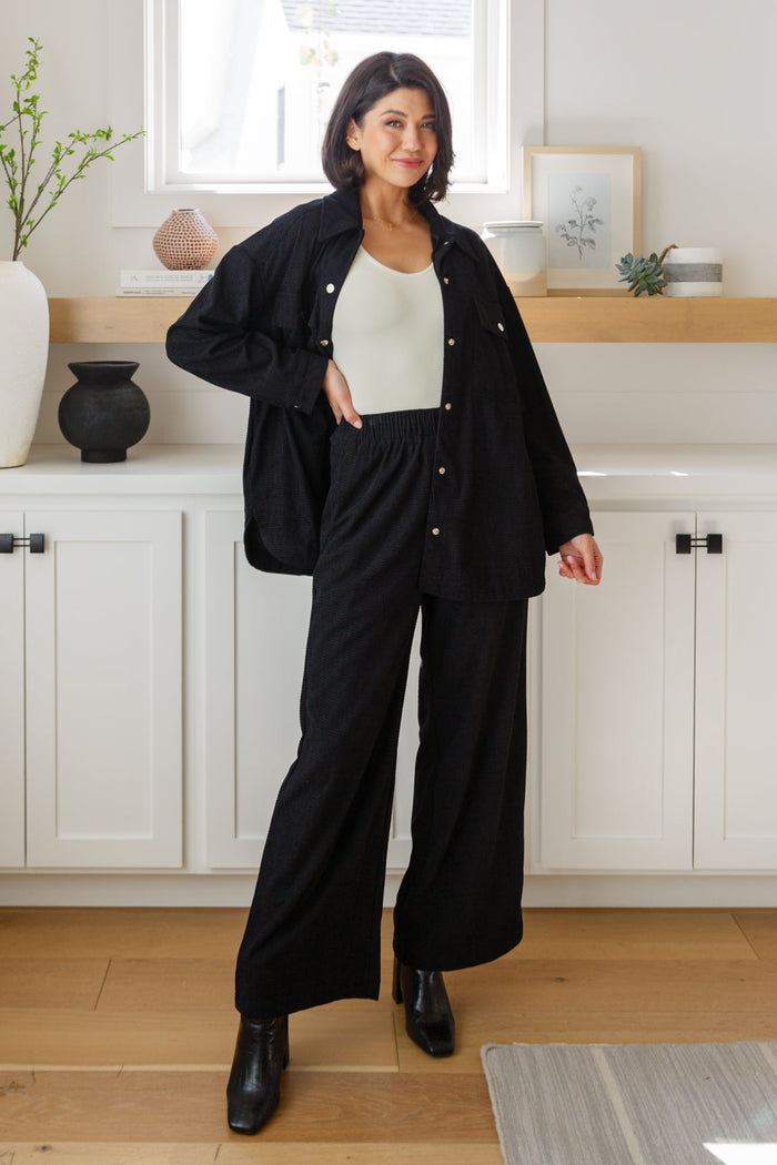 Come Rain or Shine Button Down Top Blouse Ave Shops- Tilden Co.