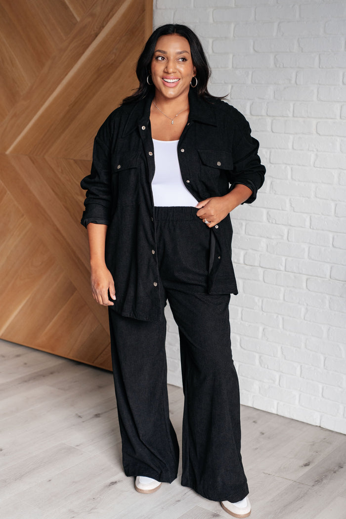 Come Rain or Shine Button Down Top Blouse Ave Shops- Tilden Co.