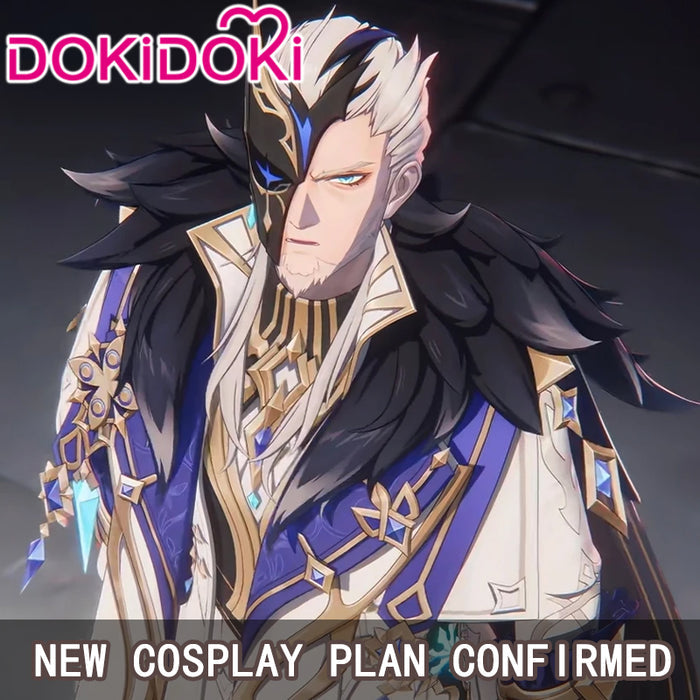 【Confirmed】$5 Deposit =10% OFF Coupon DokiDoki Game Genshin Impact Cosplay Pierro Costume The Jester Eleven Fatui Harbingers Snezhnaya