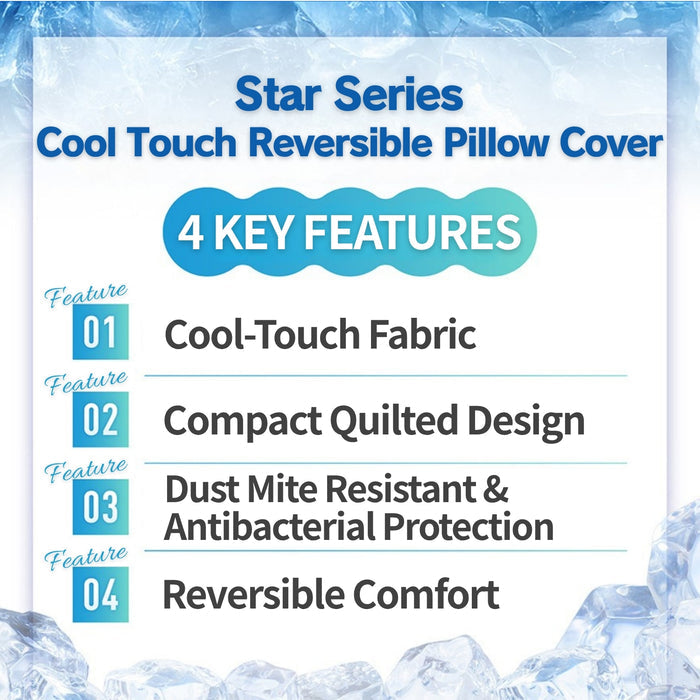 Cool Touch Reversible Pillow Cover