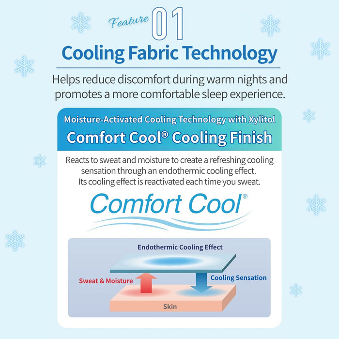 Cool Touch Reversible Pillow Cover
