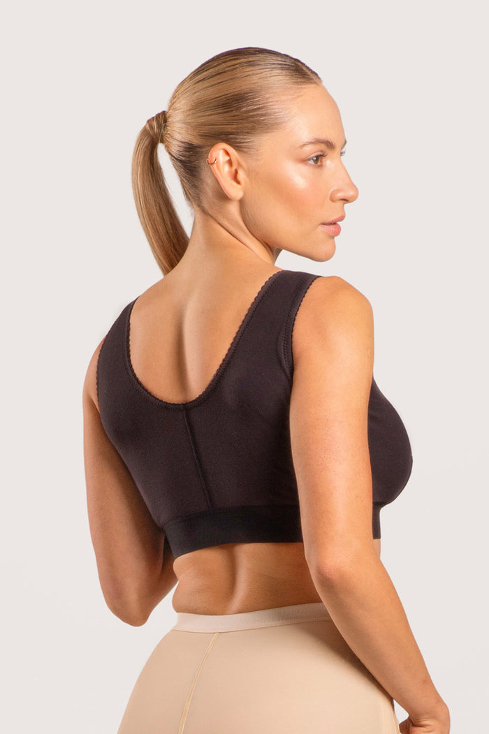 Cotton Surgical Recovery Bra with 2” Elastic Band (CB02)