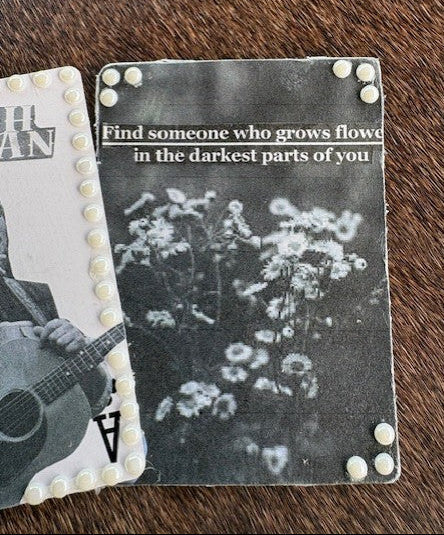 Country Music Star Bedazzled Hat Card Set Design #2